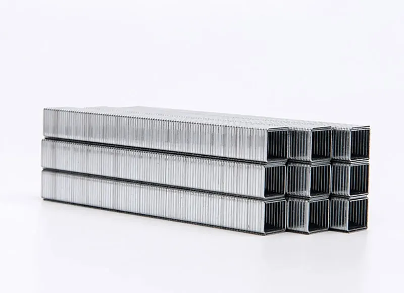 21-Gauge Galvanized Steel U-Type Staple Pin 8004 Smooth Shank Sofa 80 Staple Iron Brad Nail for Roofing