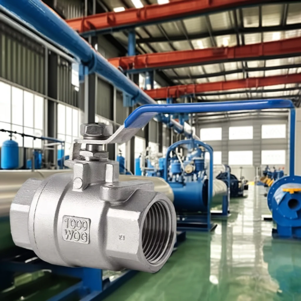 Stainless Steel 304 High-Temperature Two-Piece 300 Degree Steam 6/4 Min 1 Inch DN15 Internal Water OEM Pneumatic Ball Valve