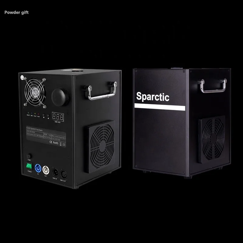 Black/White wedding sparkler machines for party events remote control cold spark