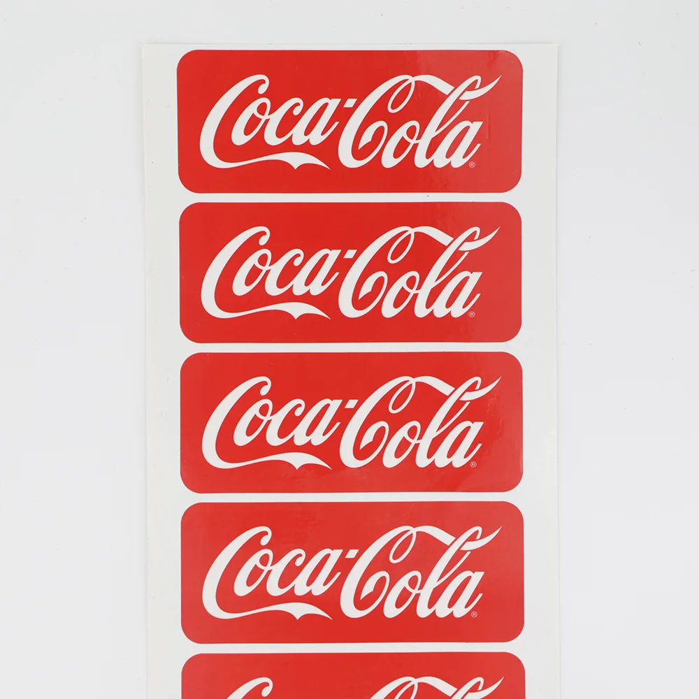 Factory Price Glossy Lamination Bopp Color Gold Stamping Process Processing Wrap Label For Coca Cola Bottle Stick