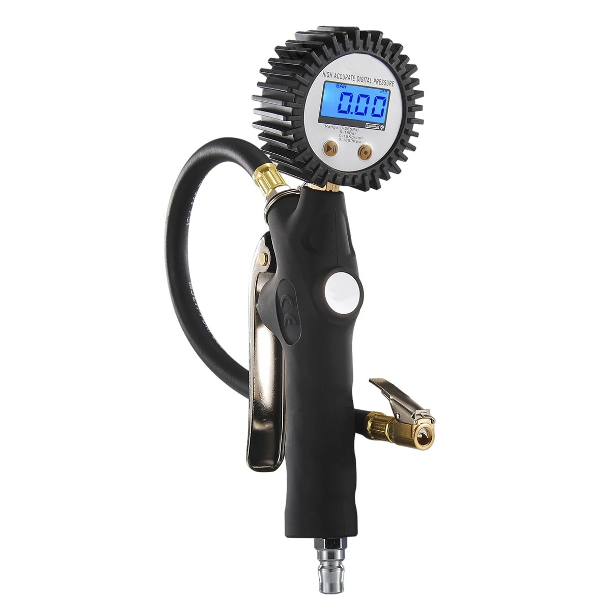 Автозапчасти 0-255Psi высокоточный цифровой датчик давления в шинах 0-18 бар с светодиодным дисплеем