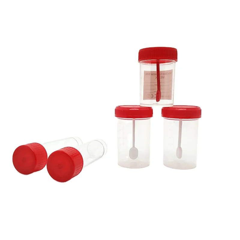 60ml 90ml 120ml Graduated Urine Collection Container Urine Sample Cup