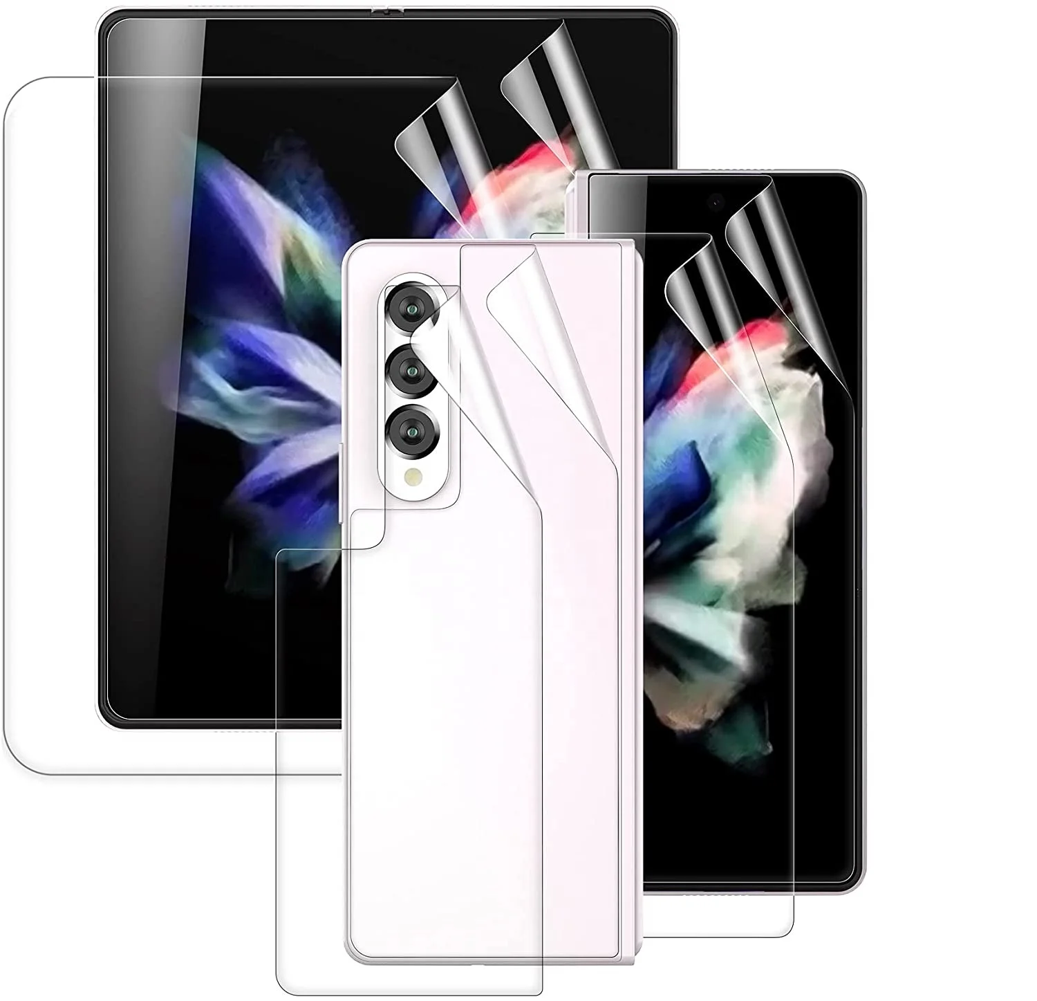 Anti Finger Print Soft Film Screen TPU Hydrogel Protector Material For For Samsung Galaxy Z Fold 3