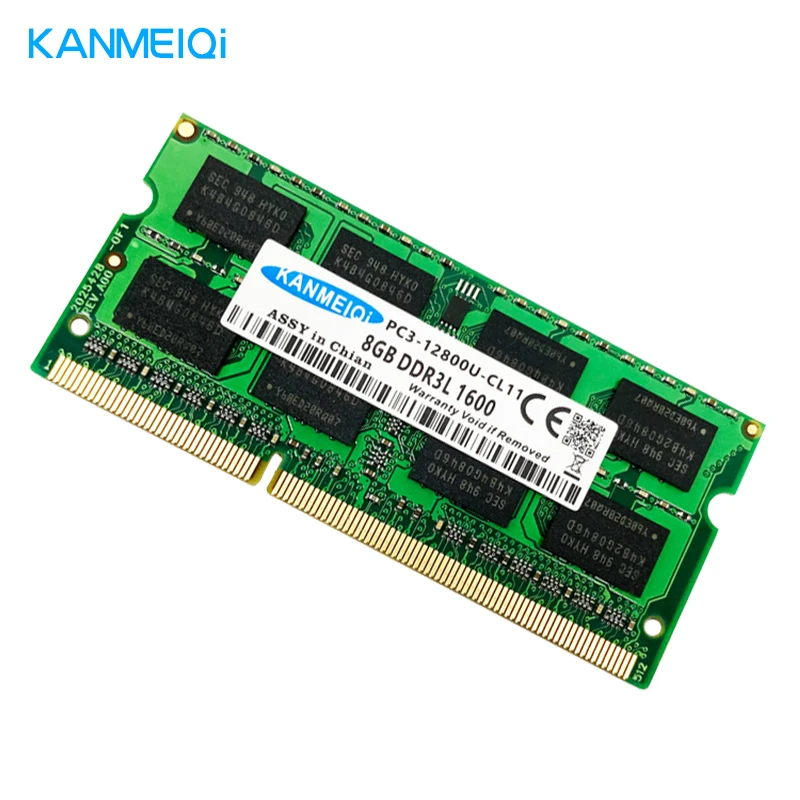  Новый ноутбук ddr3 8 ГБ ОЗУ 1 35 в PC3L -12800 1600 МГц 204-pin Sodimm оперативная Память 2 4 ноутбуки DDR3 для