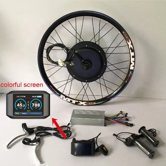 1500W 2000W 3000w Hub Motor Bike Kit Ebike With Lithium Battery Optional Electric Bike Motor Electric Bike Conversion Kit