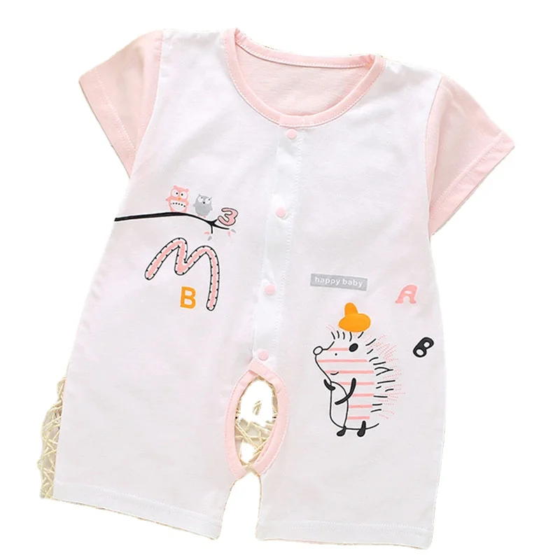 
Class A Newborn Jumper for baby boy girl unisex thin summer autumn bamboo cotton knitted romper jumpsuit with long sleeve 