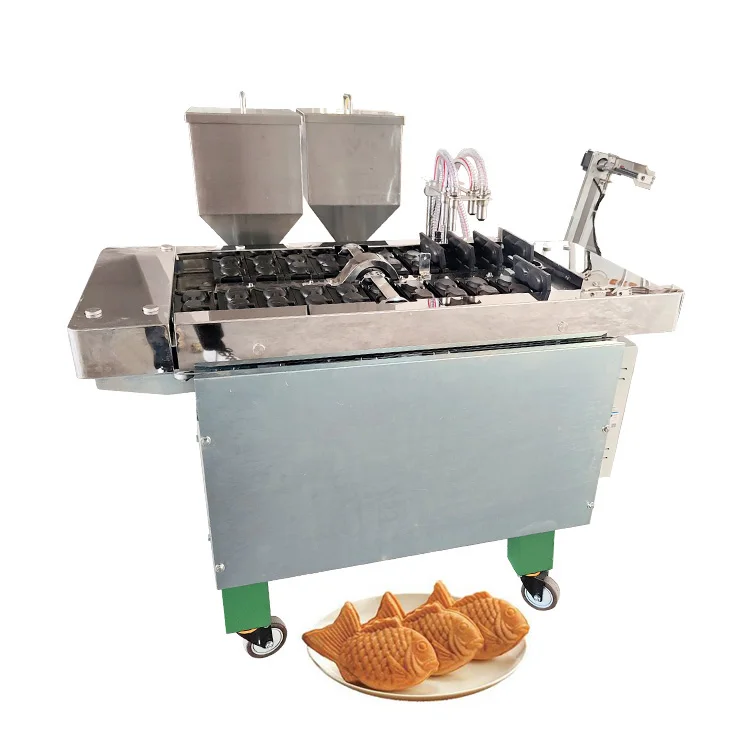 Hot Sale Automatic Small South Korean Fish Walnut Shape Mini Taiyaki Manju Cake Delimanjoo Machine Price
