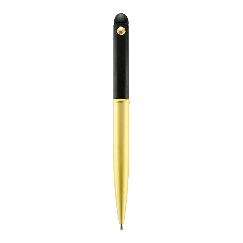 AIGUONIU Brass metal solid wood signature pen, high aesthetic value student business office gift writing pen