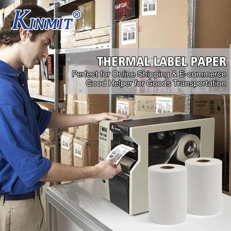 New Style 102.4x152.4mm Desktop Printer Thermal Label For Shipping Labels