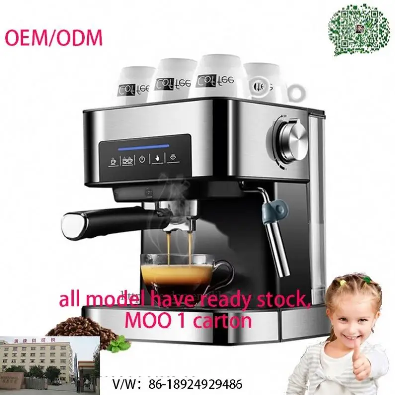 Drip Electric Coffee Maker, Machine Auto Multiple Smart 20 Bar Coffee Maker/