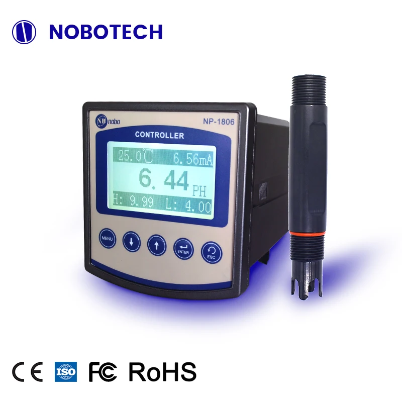 Online Ph Analyzer Orp Meter Ph Controller NP-1806 Online Sensors and Controllers water  PH sensor with Modbus 485