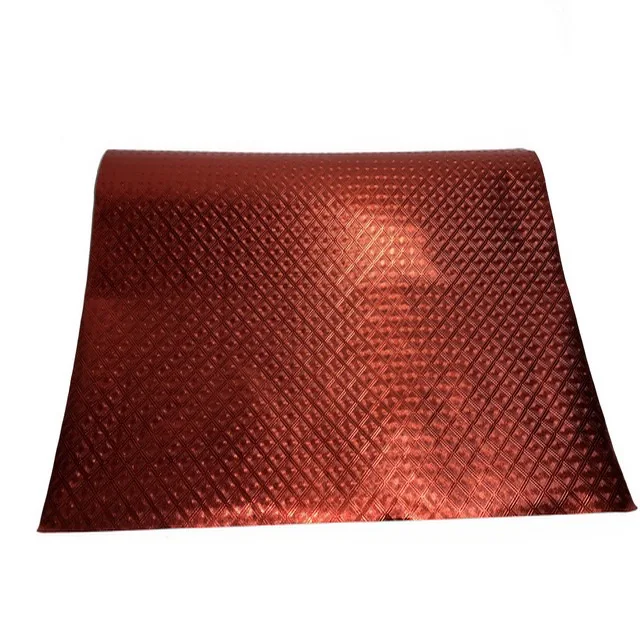 
printed embossing gold aluminum laminate aluminium foil craft paper for decoration 