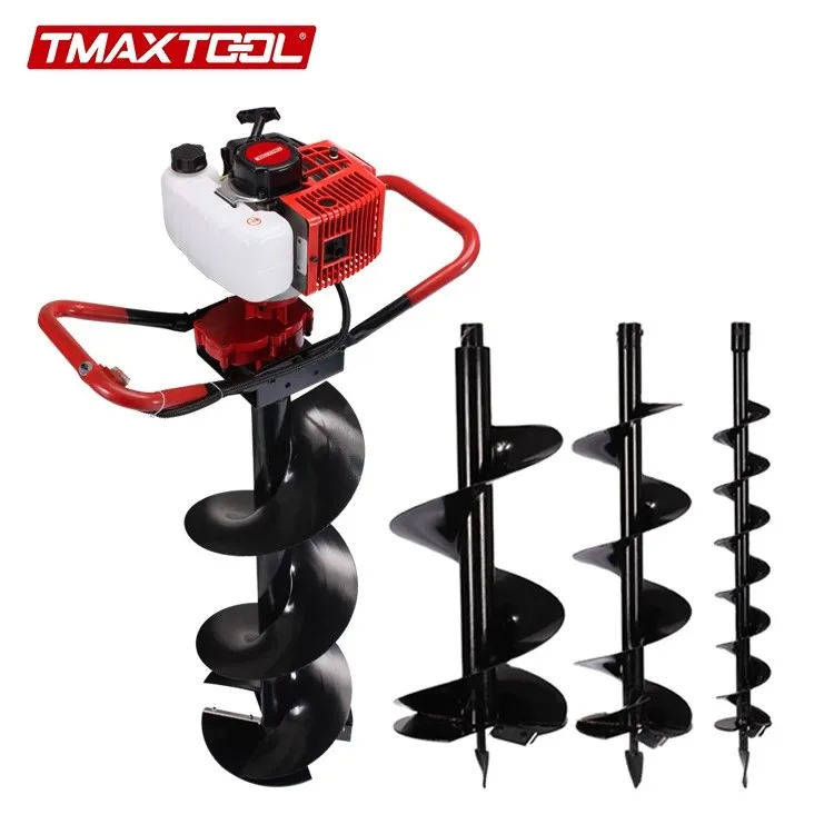House Garden Two Stroke 52cc Tree Planting Earth Hole Drilling Machine