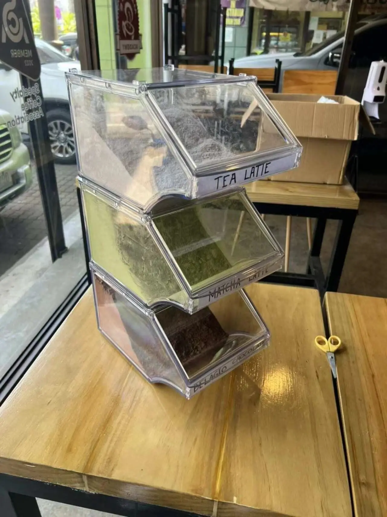 acrylic candy bins