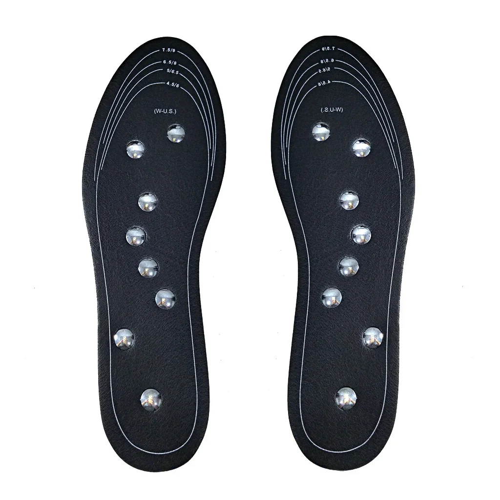 Factory Customization Foot Pain Relief Breathable Plantar Fasciitis Massage Acupuncture Magnetic Therapy Massage Insole