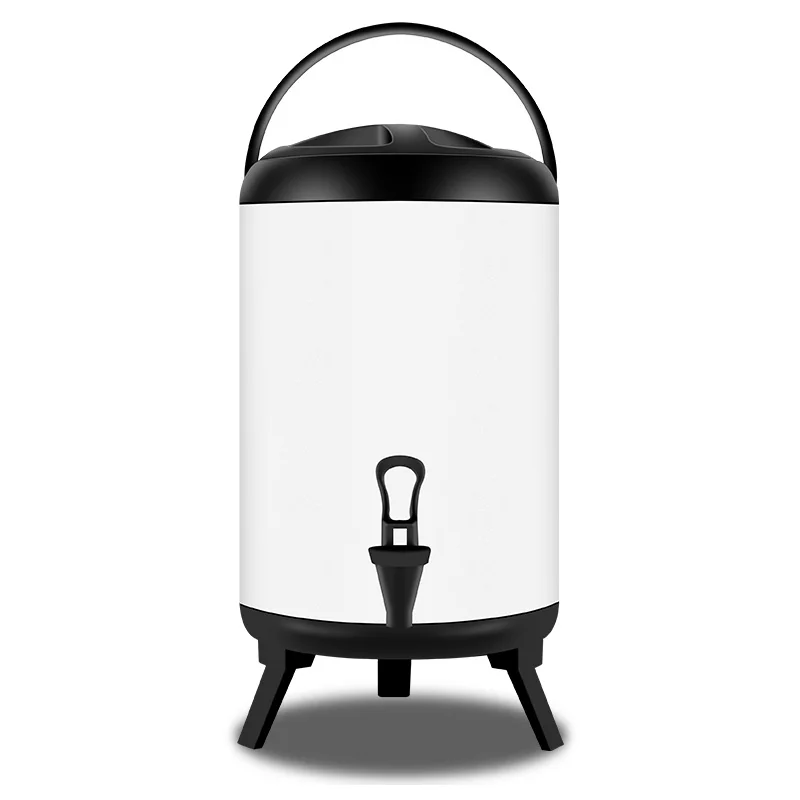 Stainless Steel Milk Tea Barrel Milk Tea Bucket Large Capacity Heat Preservation Barrel With Tap