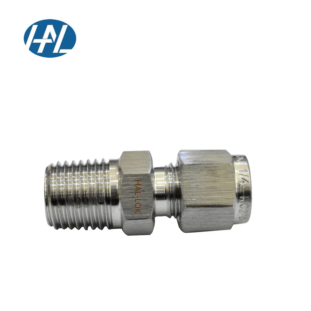 Stainless steel HC276 high pressure double ferrule tube Fittings HastelloyC-276