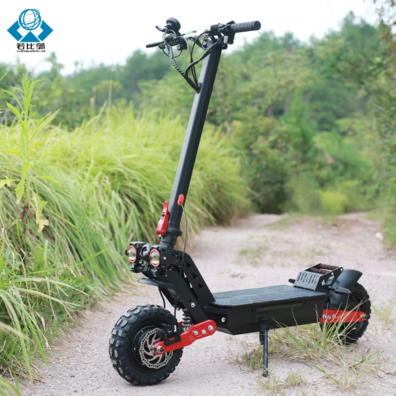 60v 5600 Вт Двойной Мотор e скутер 11 дюймов внедорожный trotinette electrique мощный взрослых Электрический самокат с сиденьем