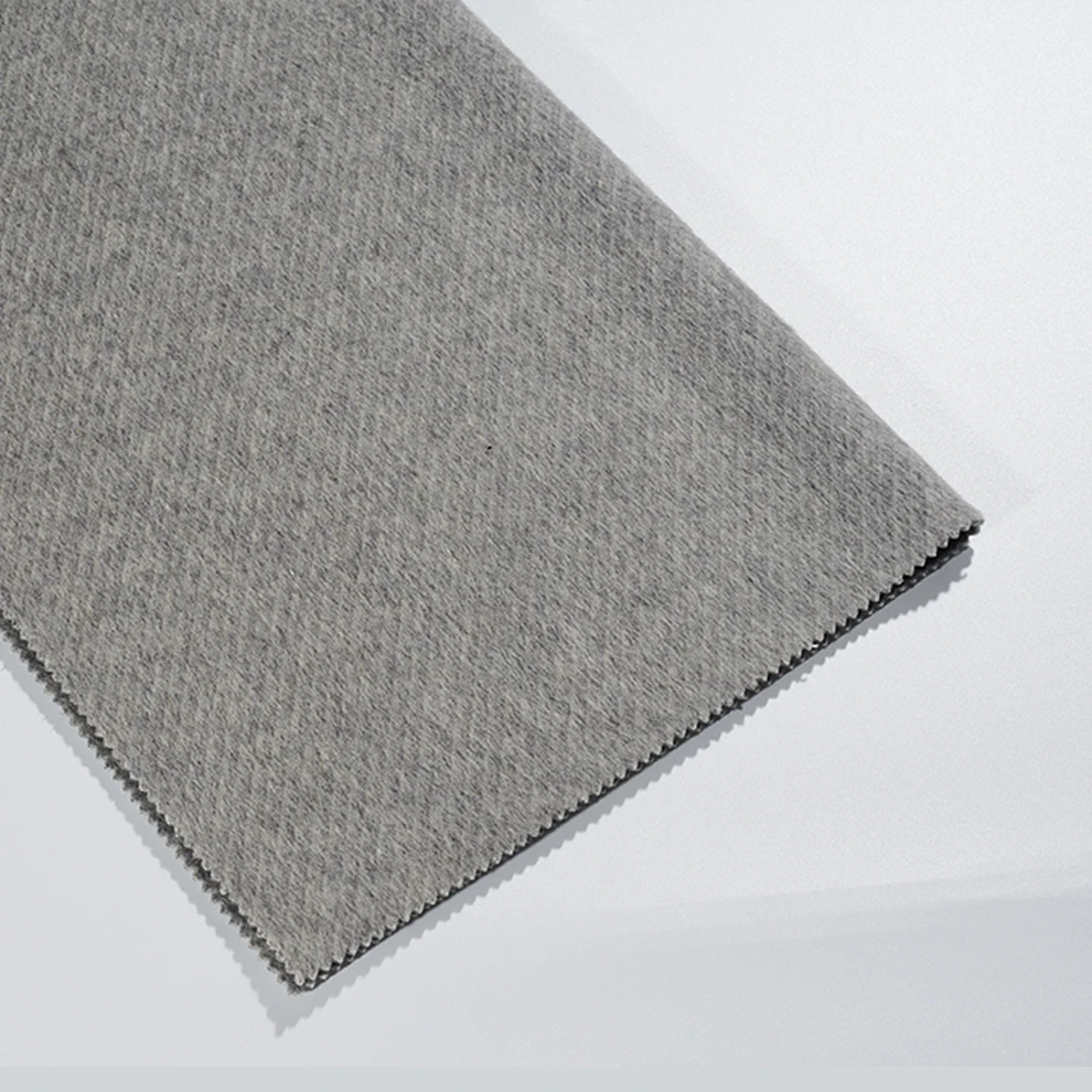 Double Sided Alpaca Wool Fabric 100% Quality 80% Wool 5% Alpaca 5% Camel 10% Synthetic Fibers for Jackets for Coats