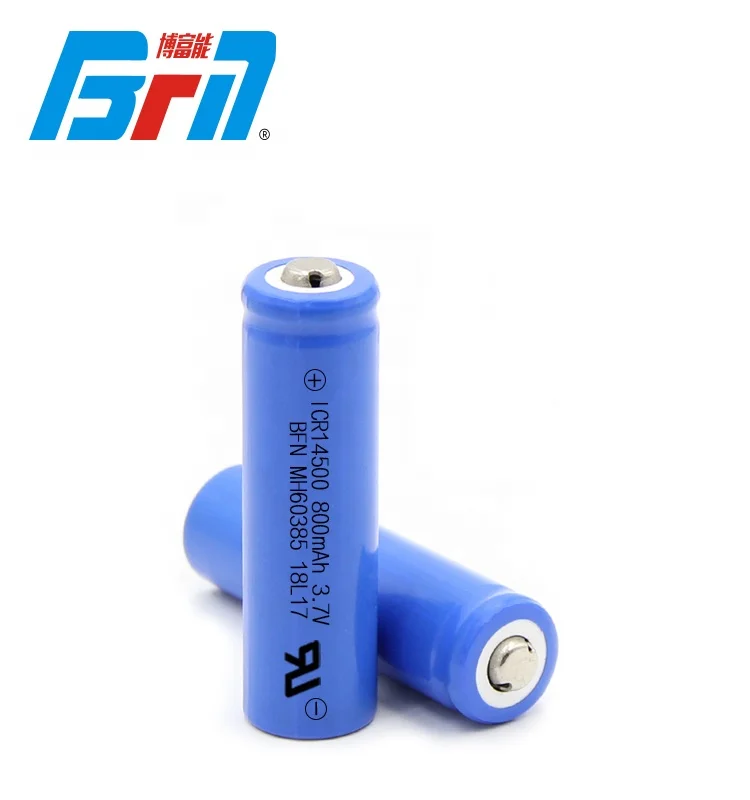 BFN 14500 800mAh 3.7V Lithium ion battery for electric toothbrush