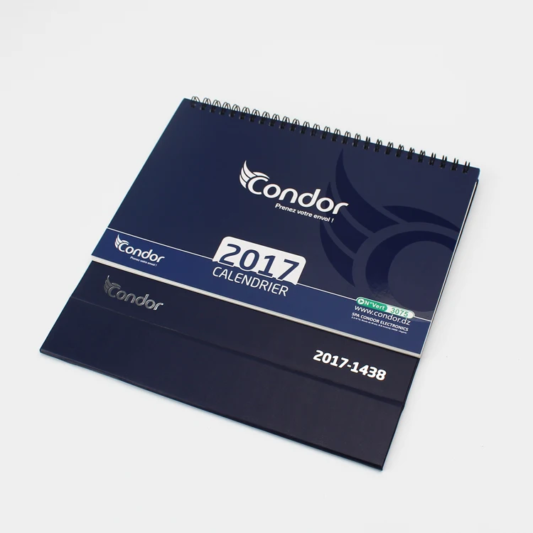 Custom Printing Paper Table Calendar High Quality Custom Designed Desk Calendar Printing Mini Size Paperboard Wall Calendar