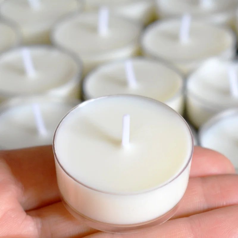 2 hours 4 hours 8 hours Wholesale Popular Paraffin Wax Unscented Plastic Tealight Candle For Diwali Meditation Festival Use