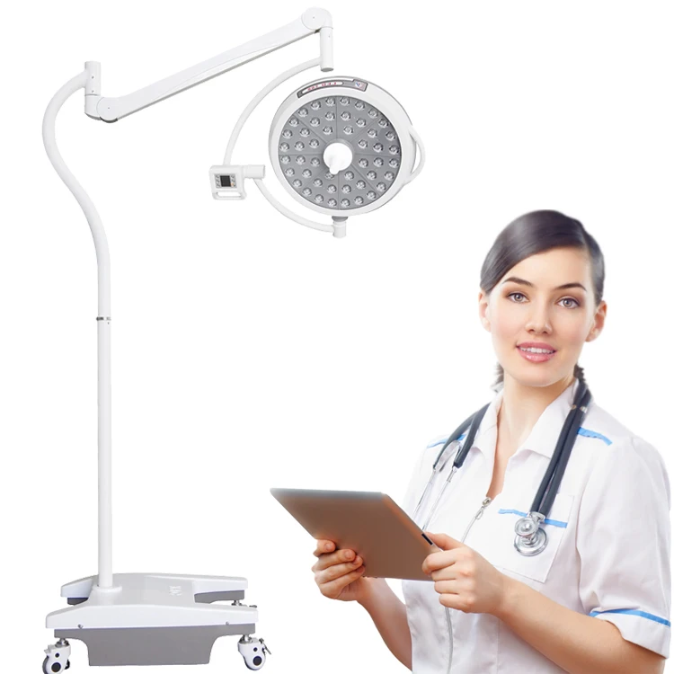 Hospital medical light mobile LED operation exam shadowless lamp for surgical operating room hospital equipment on hot sale