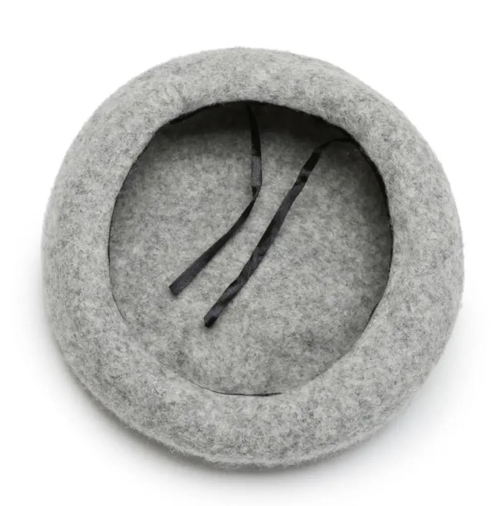 
Wholesale New Winter women hat Vintage Berets wool Caps pillbox hat Beret boinas mujer Wool Beanie Hat 