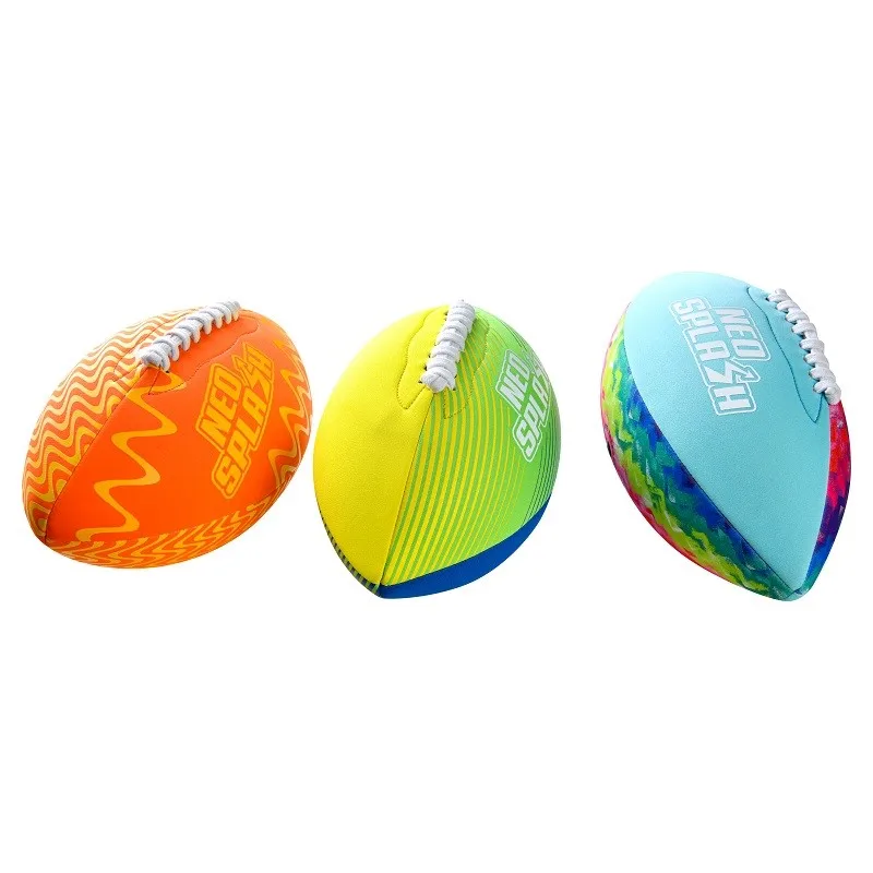 Welon HuaXing Wholesale Logo Rugby Ball Mini American Football Custom Colour Neoprene Rugby Ball