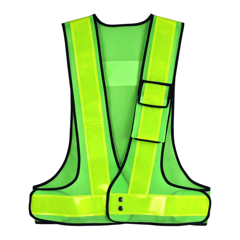 Popular high-visibility night running safety reflective vest