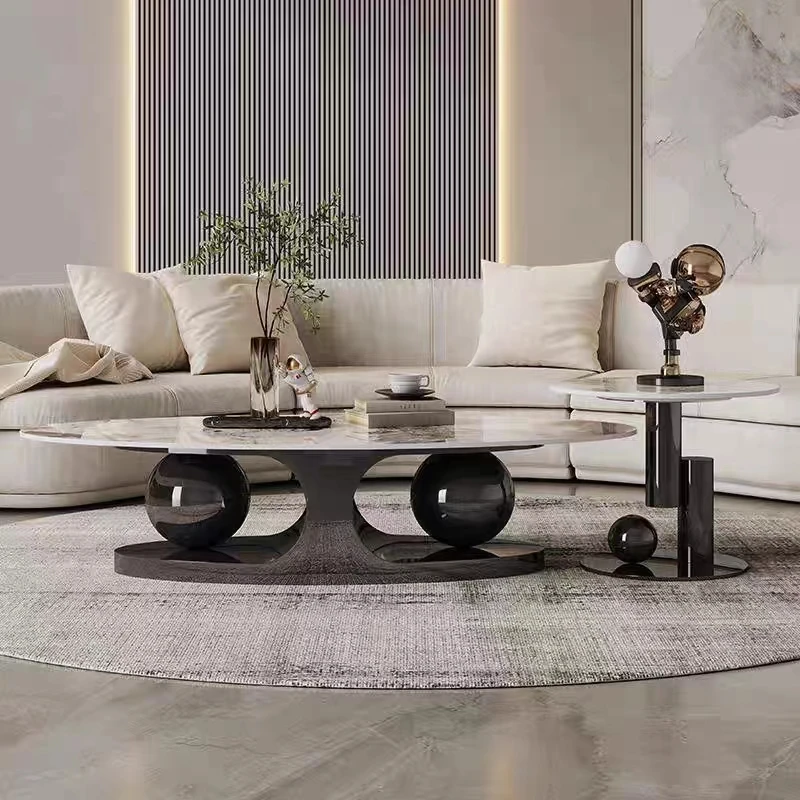 Высококачественный кофейный столик на заказ, роскошный современный набор для гостиной