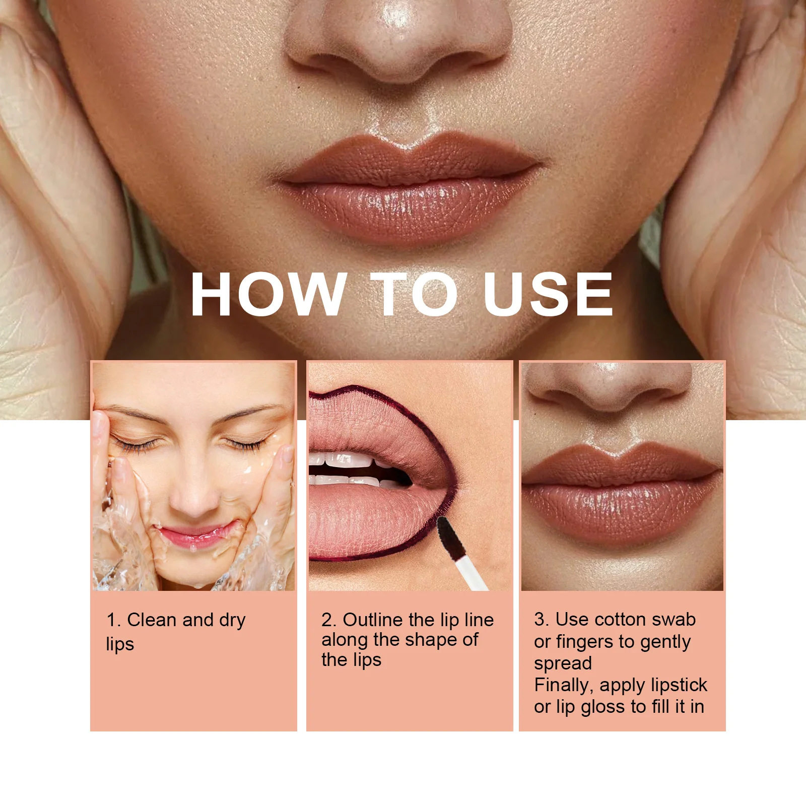Eelhoe Cosmetic Lip Liner Best Selling Long Lasting Waterproof Lip Liner Pencil Private Label  peel-off Lipliner