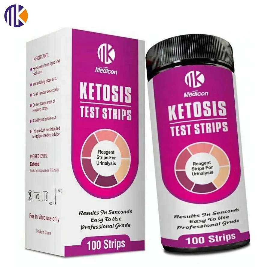 Medical for keto Diet test strip Fast & Simple Test Strips Ketones Urine ketone test strips (1600367996551)