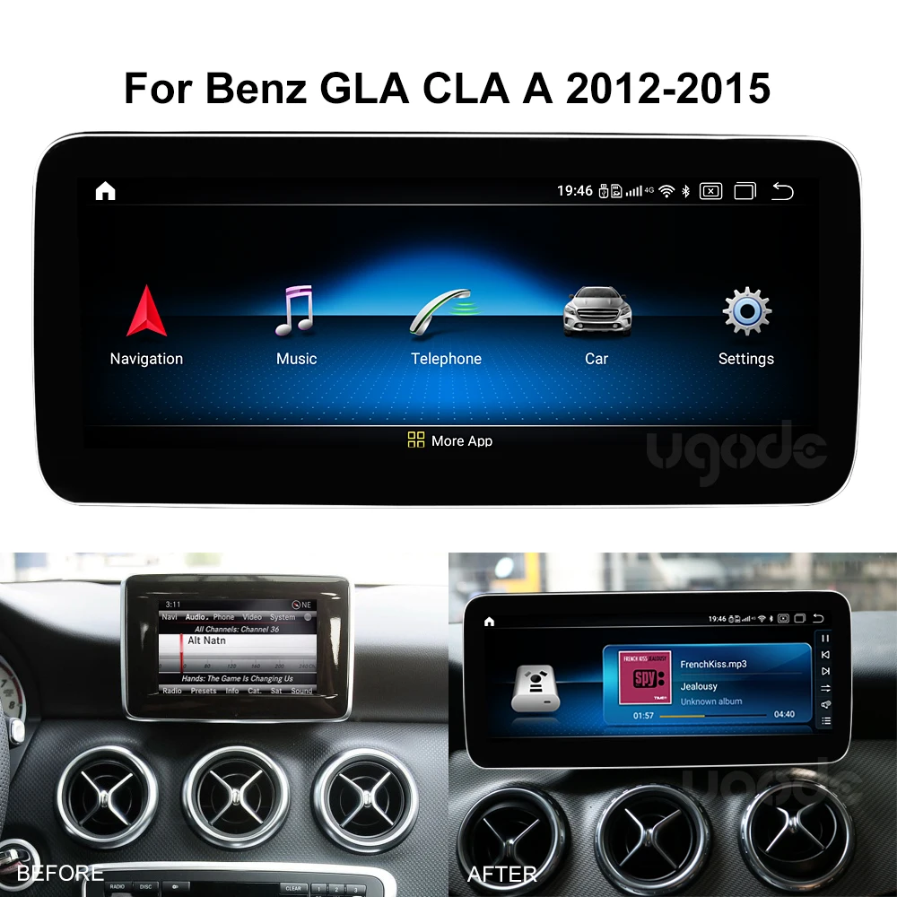 
Ugode 10.25inch IPS HD Screen CLA GLA A class Android CAR GPS Navigation Stereo 
