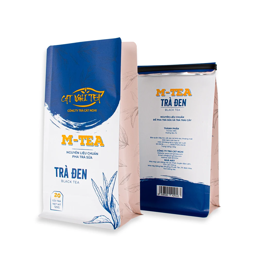 Customized Coffee Aluminum Bag Flat Bottom  Foil With Front Zipper Stand Bag 500g 1kg  Packaging With Valve Bag