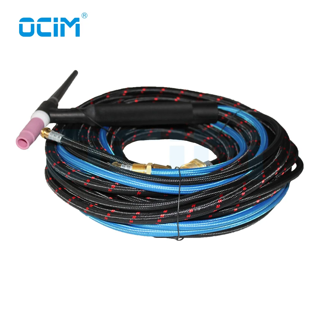 WP18 SR18F 18FV 18V Water Cooled 350A Tig Welding Gun For Tig Welding Machine