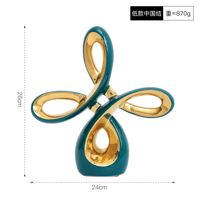 Modern Luxury Ornaments Living Room Wine Cabinet Decoration Porch Ceramic Crafts Home Accessories Wholesale