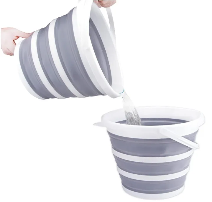 3L 5L 10L Collapsible Bucket / Gallon Cleaning Bucket / Folding Portable  Water Supplies for Outdoor Garden Camping Fishing
