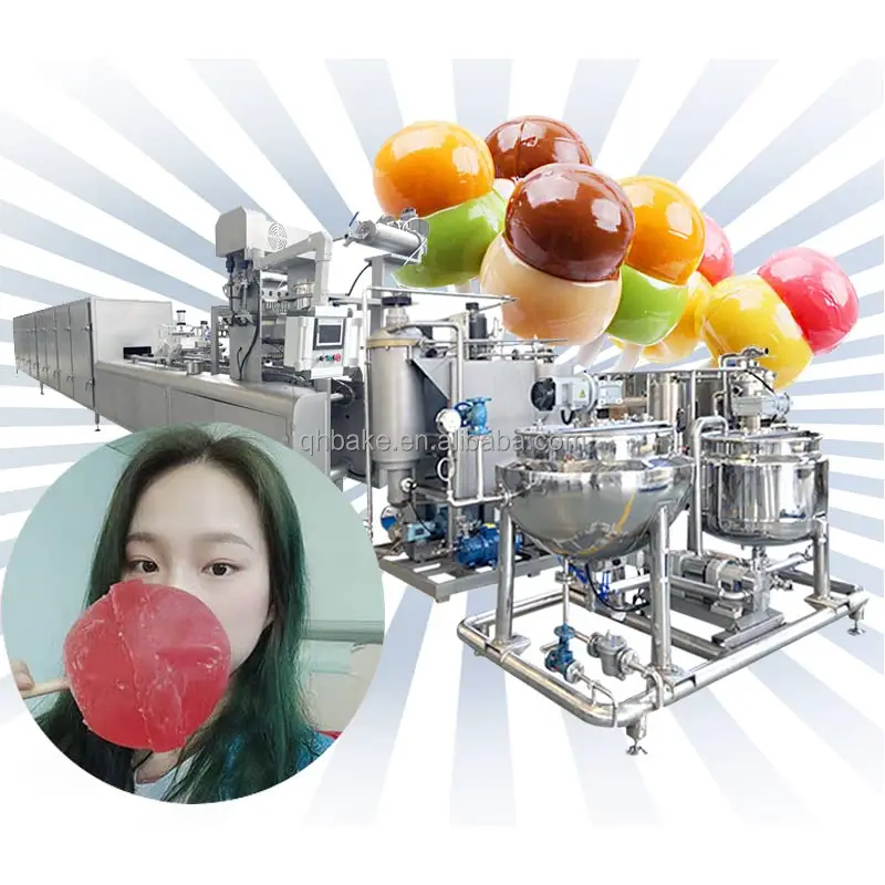 fully automatic small capacity lollipop manufacturing line lollipop-manufacture-machine lollipop machine made in china