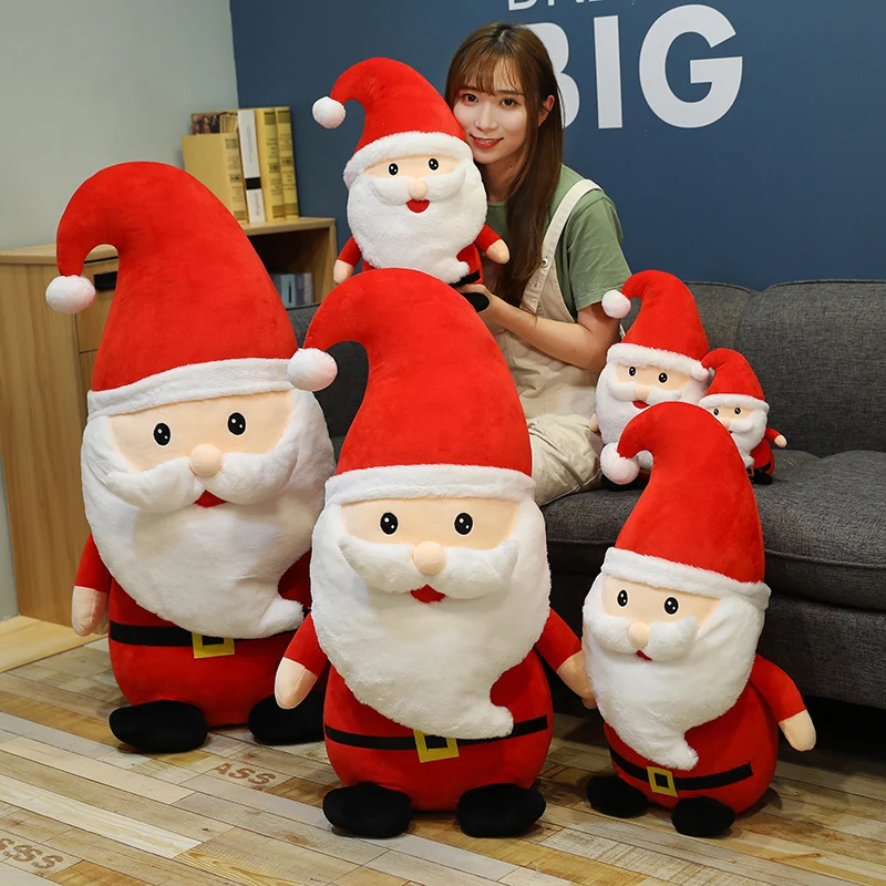 22cm Cute Deer Santa Claus Snowman Children Stuffed Decoration Reindeer Doll Christmas Animal Plush Toy