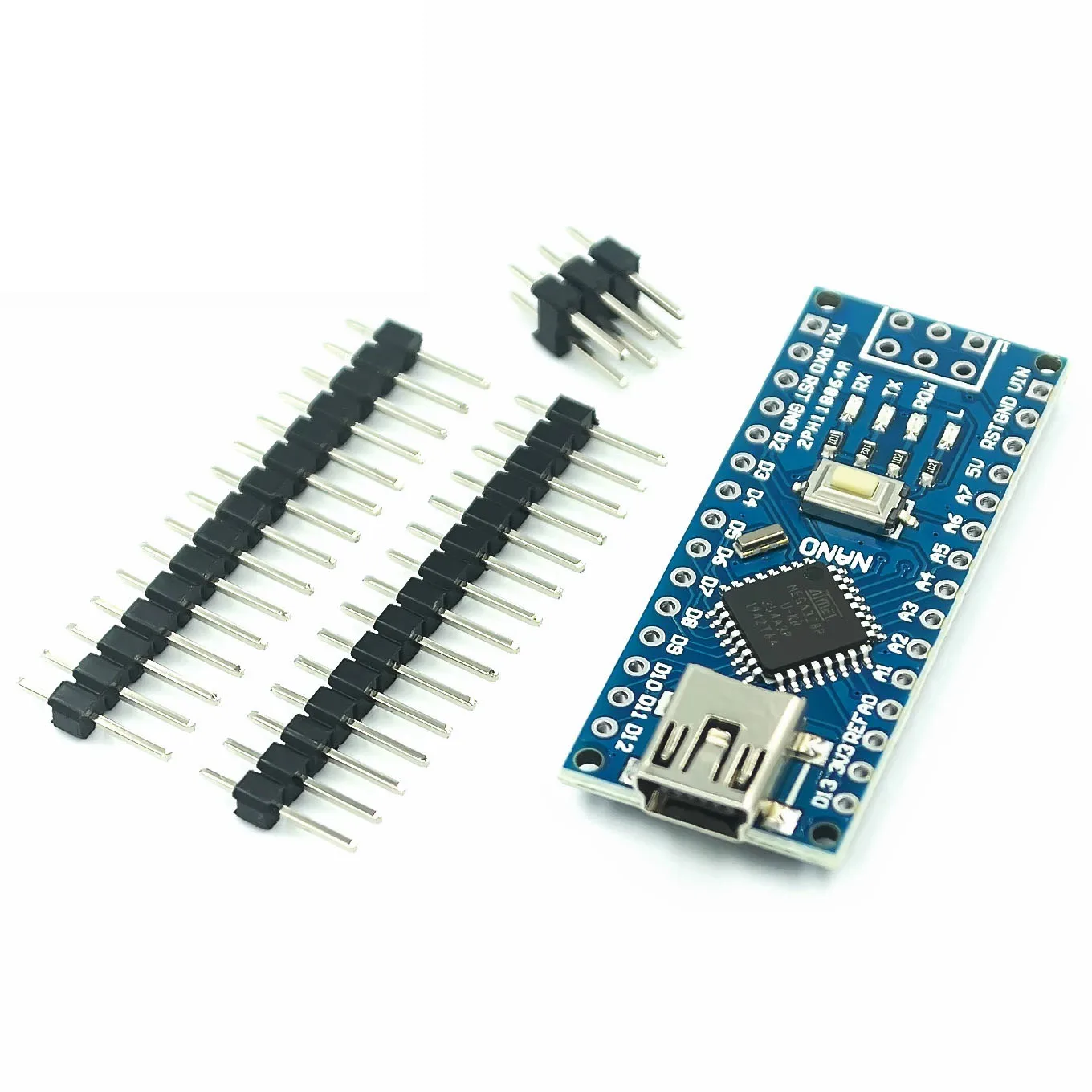 Newest1 pcs Nano V3.0 ATmega328P Module Board + Free Mini USB Cable for Arduino Compatible