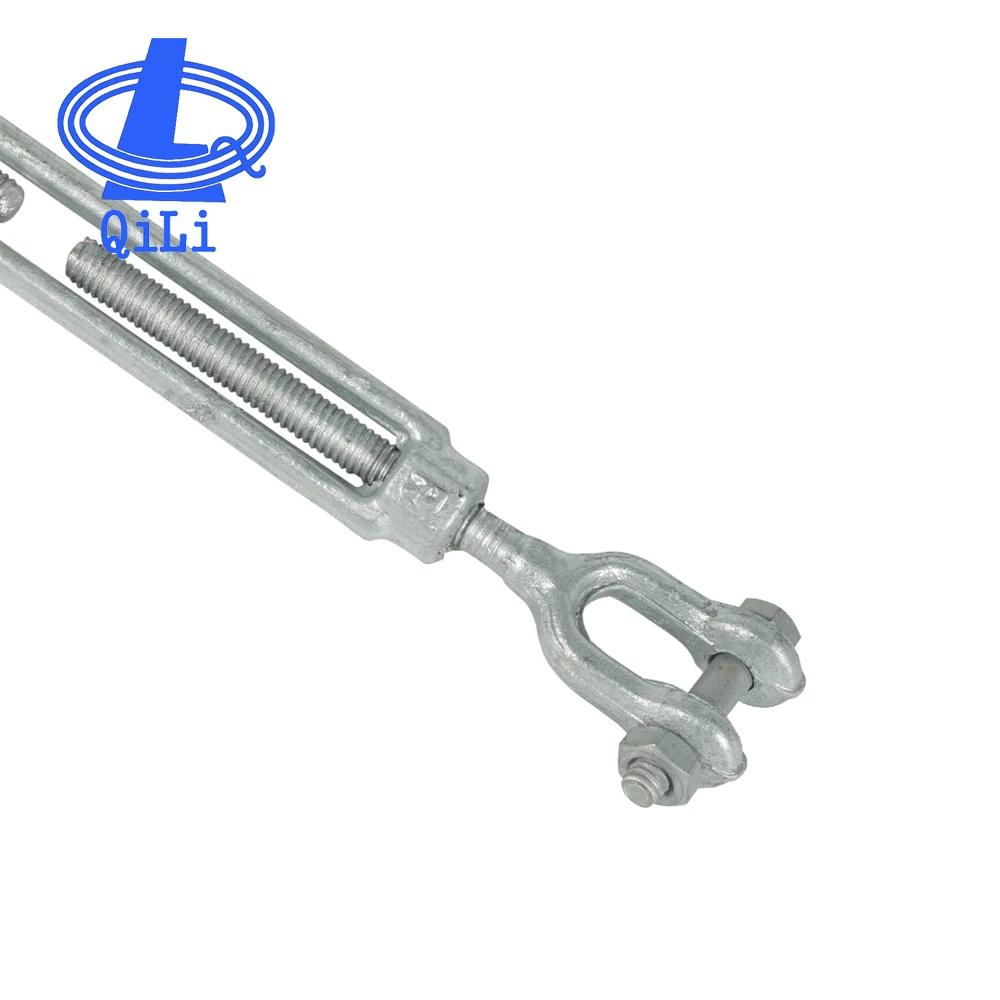 Electric Galvanized DIN1480 Turnbuckle with Jaw And Jaw