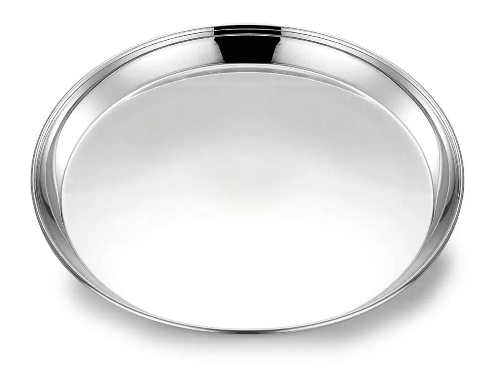 Dinner Thali- Stainless Steel kitchen Thali square stainless steel dinner plate Logo Pattern Technique Plate Pcs Color Feature E