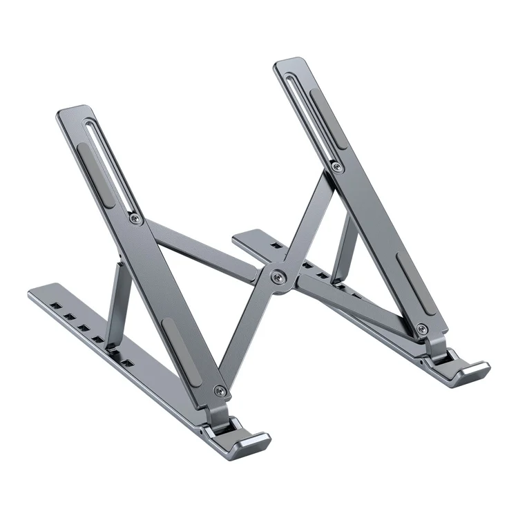 Portable flexible foldable abs notebook laptop stand adjustable heigh folding laptop stand creative abs of plastic