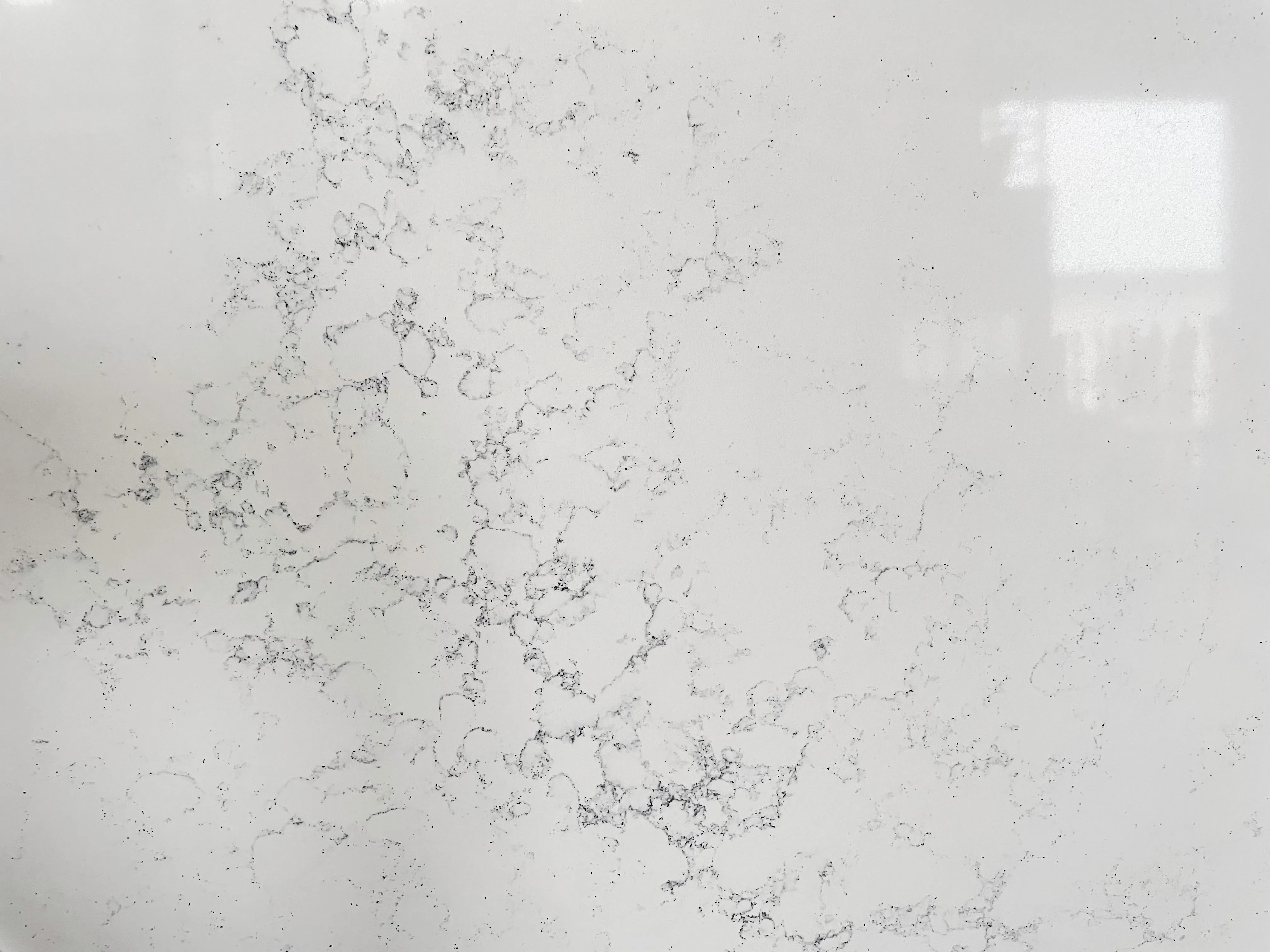 Marble Style Quartz Artificial Stone White Calacatta Quartz Slab  Artificial Quartz Stone Slab Big Size Floor Tile