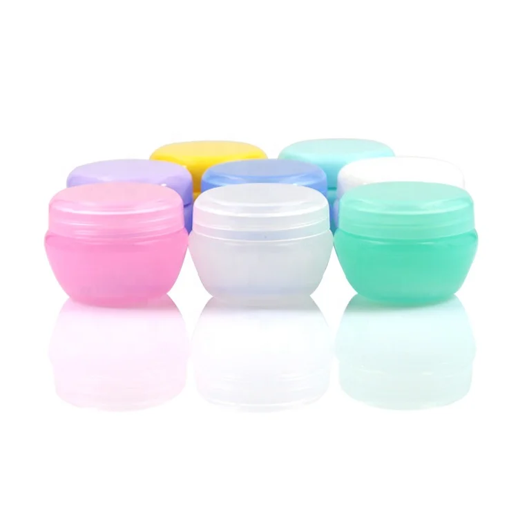 2021 new design color Mushroom shape plastic cream jar 5g