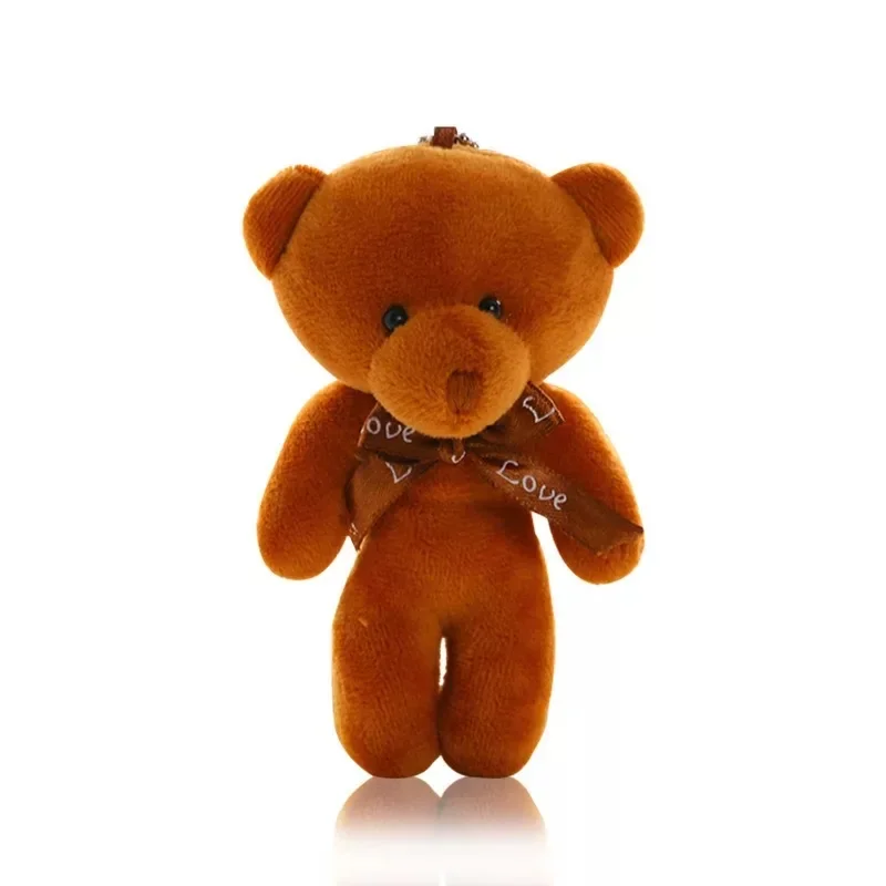 Different Color Mini Cute Bears with Sit 12 cm Wholesale Personalized Cute Bears Keychain