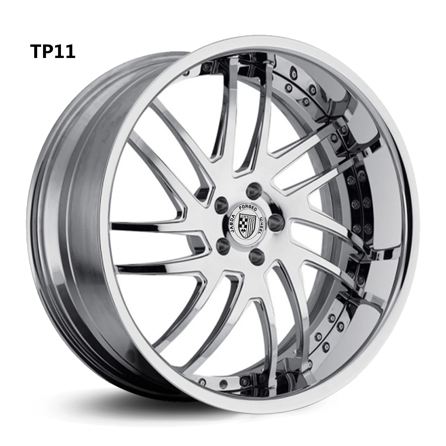 Best Selling Custom Luxury Two 2 Piece Concave Chrome Alloy Wheel 16/17/18/19/20 Inches 5x120  Rims