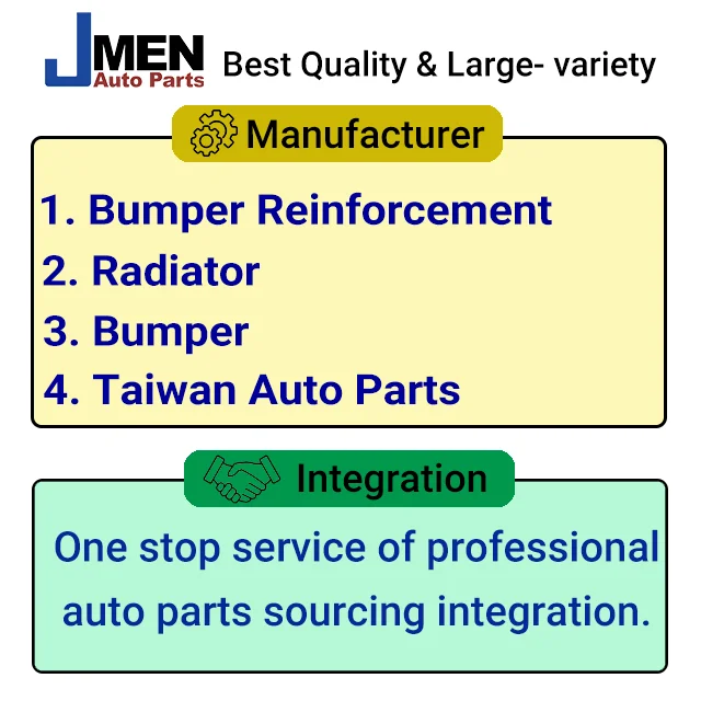Jmen for KIA RIO RONDO Bumper Reinforcement Impact Bar bracket car Taiwan Auto Body Part
