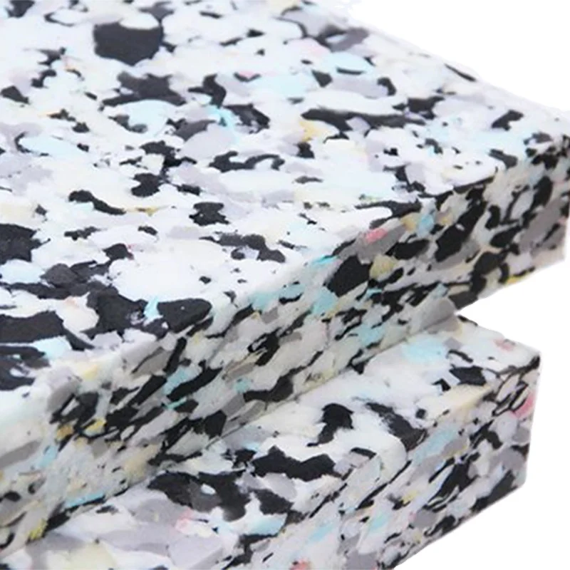 Very Cheap Bonded Foam Regeneration Sponge Pattern Flexible Polyurethane Renewable Foam Board Rebond Foam Sheet